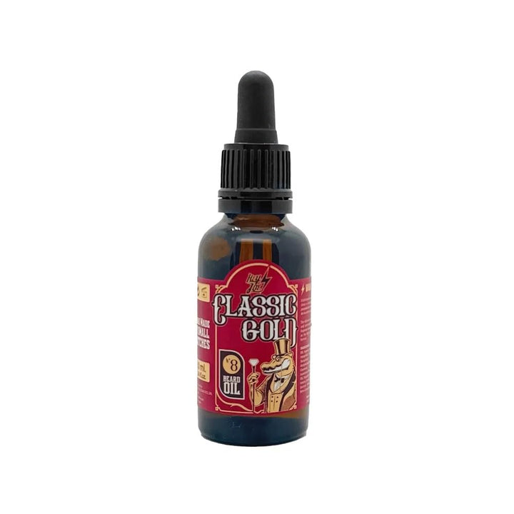 Hey Joe Bartöl Nr. 8 Classic Gold, 30 ml, nährt und glättet den Bart, mit Argan-, Jojoba- und Macada
