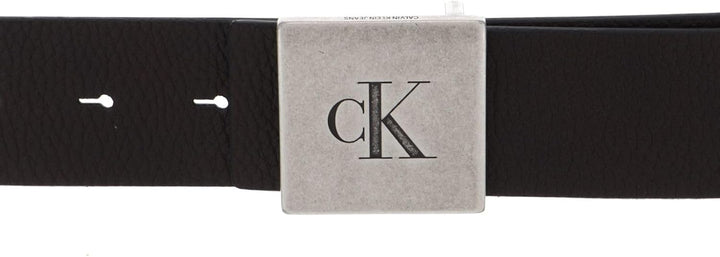 Calvin Klein Square Plaque Reversible Belt W85 Black/Bitter Brown