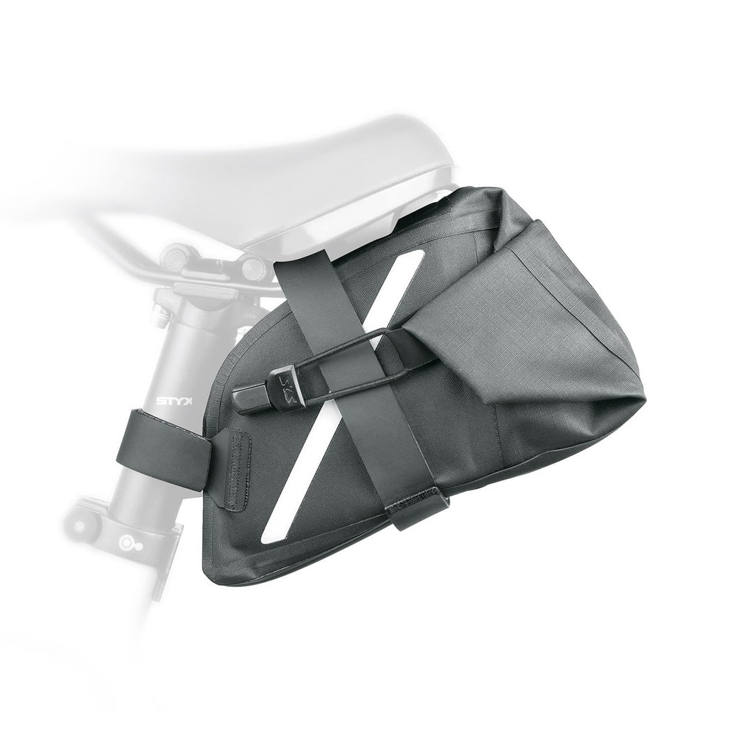SKS GERMANY Trail Saddle Bag L Satteltasche für Fahrräder (Fahrradtasche, Spritzwasserdicht, Rolltop