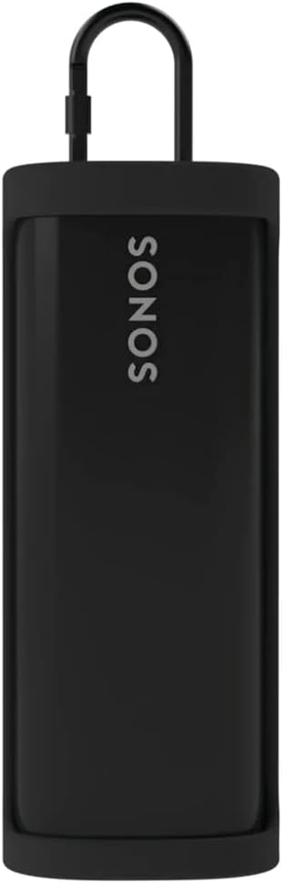 Flexson Montierbare Reiseabdeckung für Sonos Roam - Schwarz