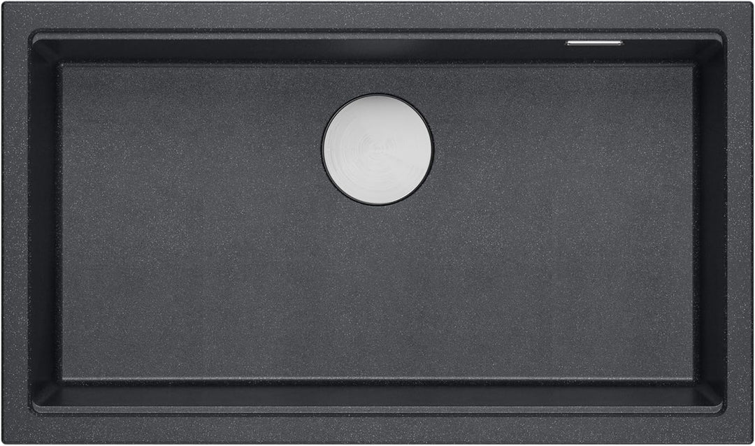 QUADRON | LOGAN 110 | Küchenspüle | 1-Kammer-Spüle | Masse: 70 x 37 x 23,5 cm | Schrankunterbau ab 8
