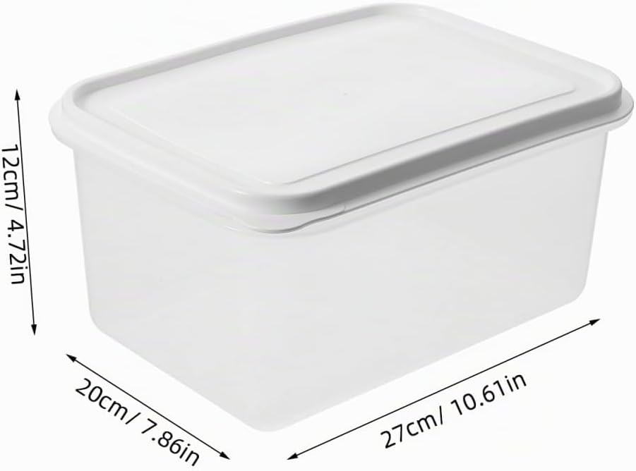 Gärbox Für 1 Kg Brotteig Mit Deckel Stapelbarer Teigbehälter Aus Sicherem Pp Platzsparend Für Küche