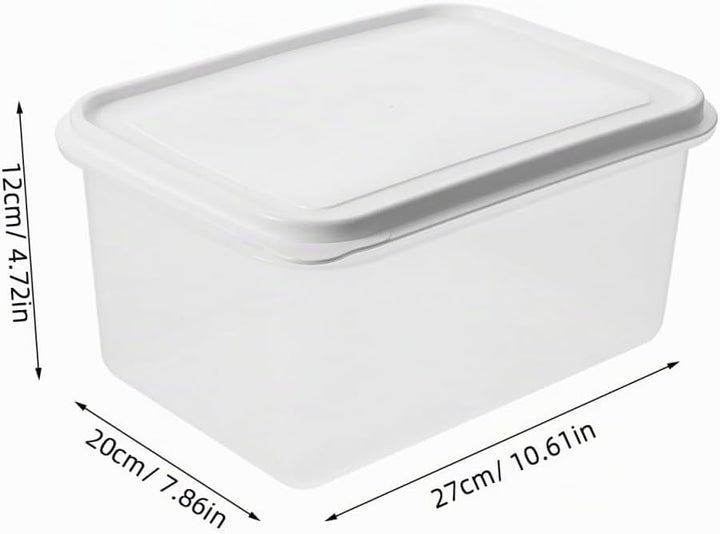 Gärbox Für 1 Kg Brotteig Mit Deckel Stapelbarer Teigbehälter Aus Sicherem Pp Platzsparend Für Küche