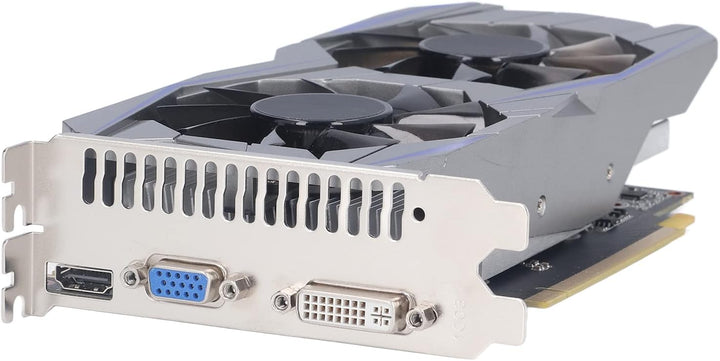 Goshyda GTX 550 TI Grafikkarte, 2GB GDDR5 128BIT 4K HDR, DVI VGA HDMI Ausgang, PCI Express 1.1, Dual