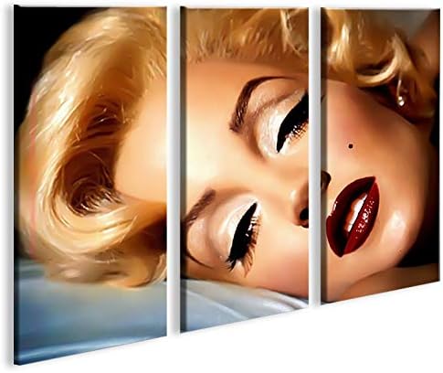 islandburner Bild Bilder auf Leinwand Marilyn Monroe V14 XXL Poster Leinwandbild Wandbild Dekoartike