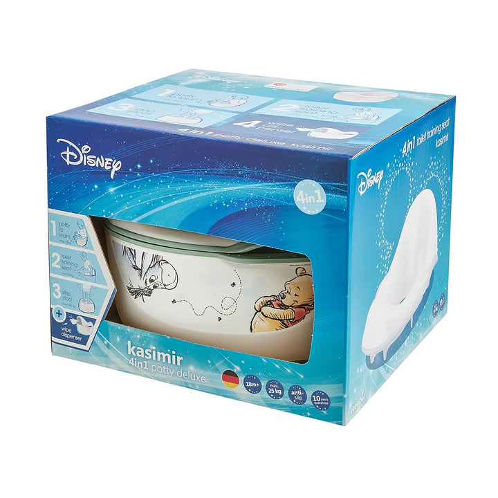 keeeper Winnie Babytopf deluxe 4in1, Töpfchen + Toilettensitz + Hocker + Feuchttuchspender, Ab ca. 1