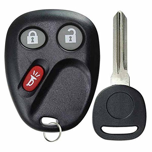 KeylessOption Keyless Entry Remote Car Key Fob and Key Replacement For LHJ011 by KeylessOption
