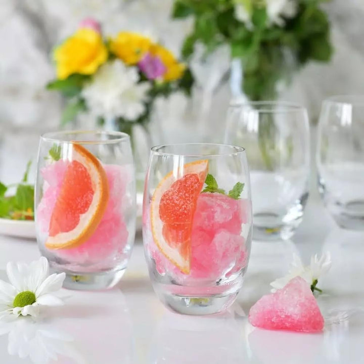 KROSNO Wassergläser Saftgläser Trinkgläser | Set von 12 | 360 ML | Elite Kollektion | Perfekt für zu
