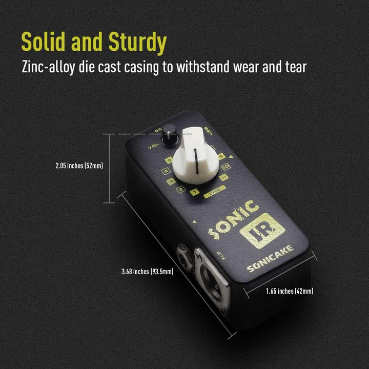 SONICAKE Sonic IR Gitarre Bass Effektpedal Lautsprecherbox Simulator Impulsantwort Lader, IR