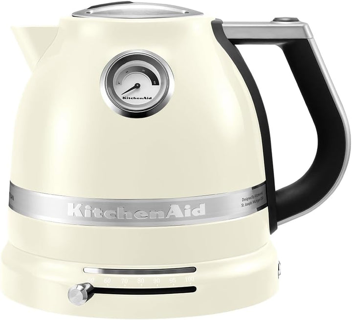 KitchenAid Wasserkocher mit Temperatureinstellung von 50 bis 100°C | Teekocher mit Kalkfilter 1,5L |