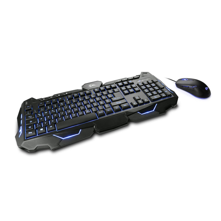 CSL Morpheus - Gaming Tastatur & Maus Set | LED-Beleuchtung | RGB | schwarz | QWERTZ-Tastenlayout |