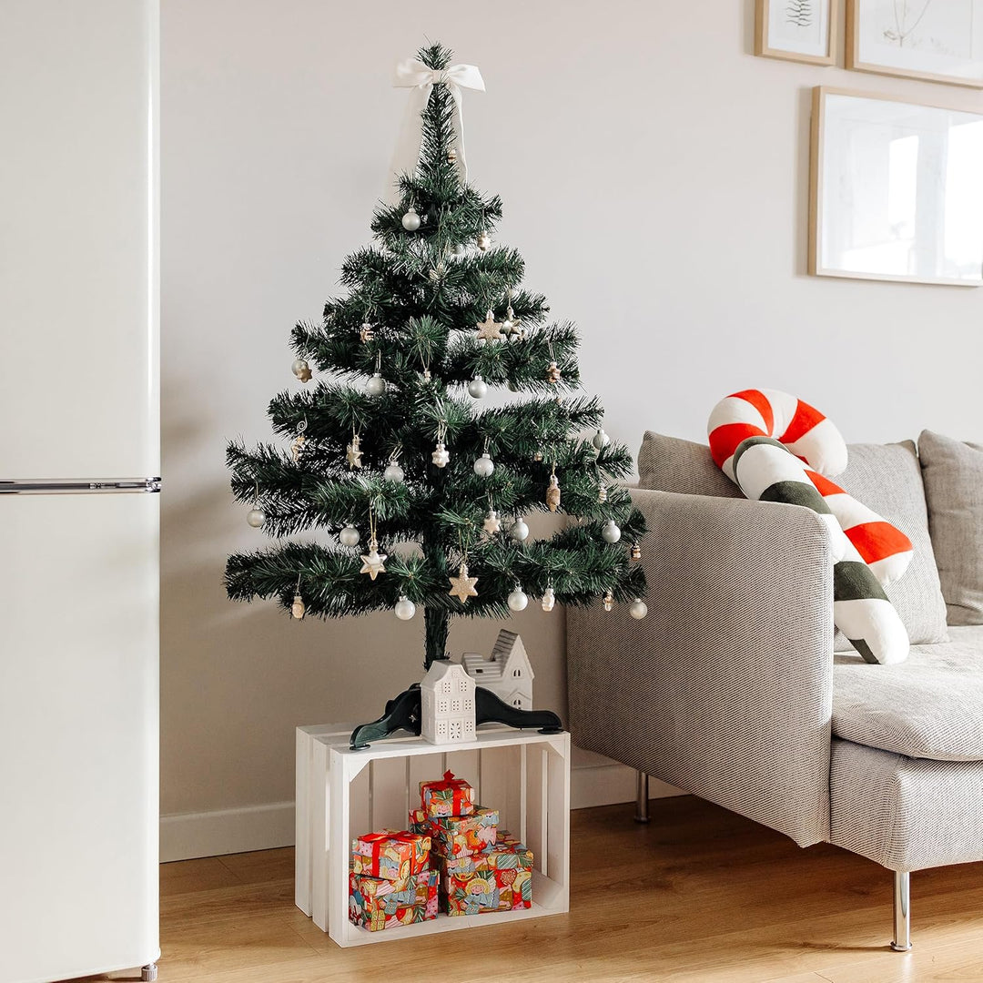 Creative Home Naturgetreuer Weihnachtsbaum Künstlich | Immergrüner künstlicher Tannenbaum | 120 cm |