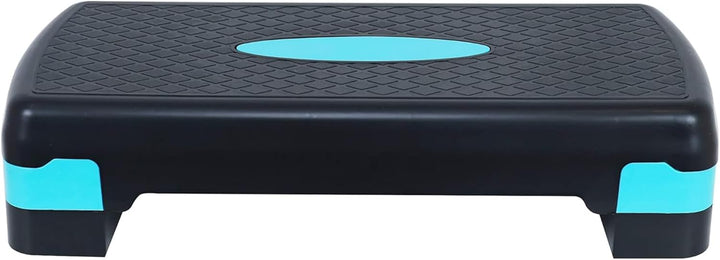 BalanceFrom Verstellbarer Workout-Aerobic-Stepper, Plattform-Trainer Schwarz/Blau