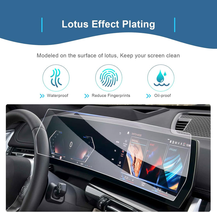GAFAT Kompatibel mit Neu BMW X1 iX1 U11 2022 2023 2024 Schutzfolie, X1 U11 iDrive 8 Glas Displayschu