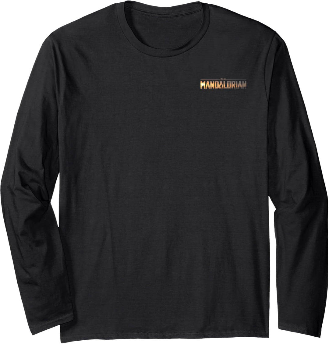 Star Wars: The Mandalorian Mando Big Face Langarmshirt