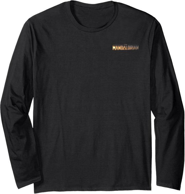 Star Wars: The Mandalorian Mando Big Face Langarmshirt