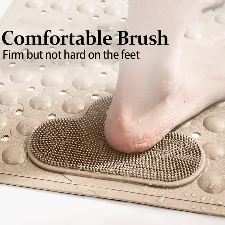 Duschmatte rutschfest 106x66cm,Antirutschmatte Dusche mit Ablauflöchern,Duscheinlage rutschfest mit