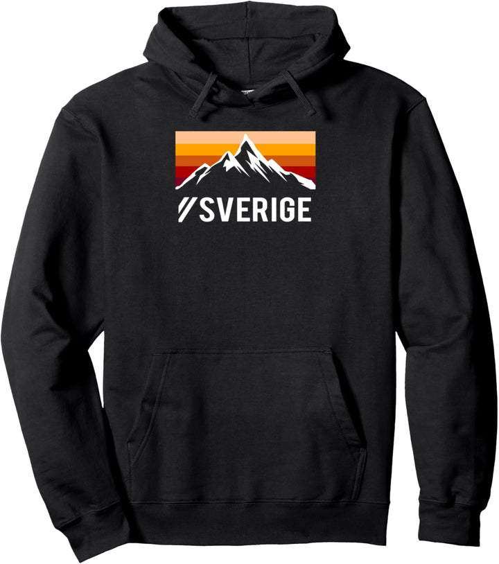 Sverige Berge Pullover Hoodie