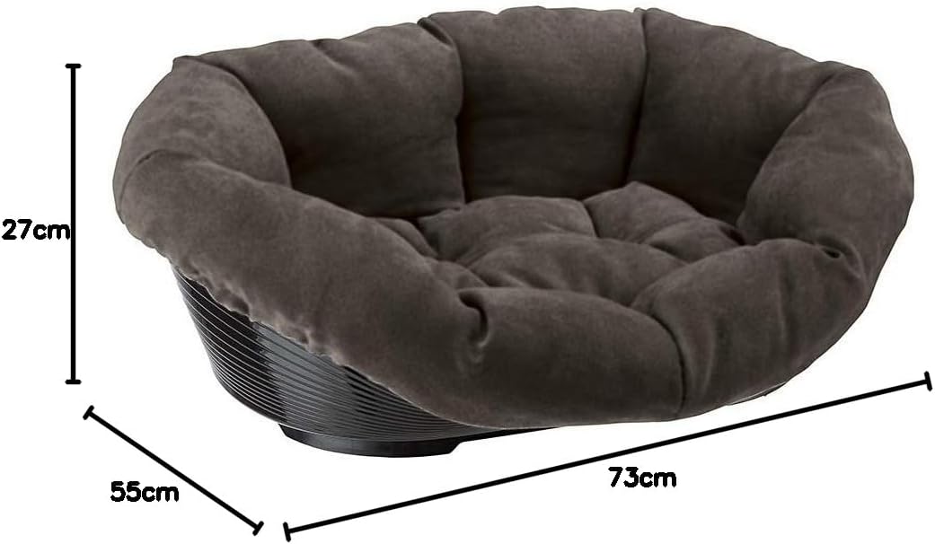 Ferplast SOFA' PRESTIGE Korb Schale Kunststoff Überzug gepolstert wasserabweisen