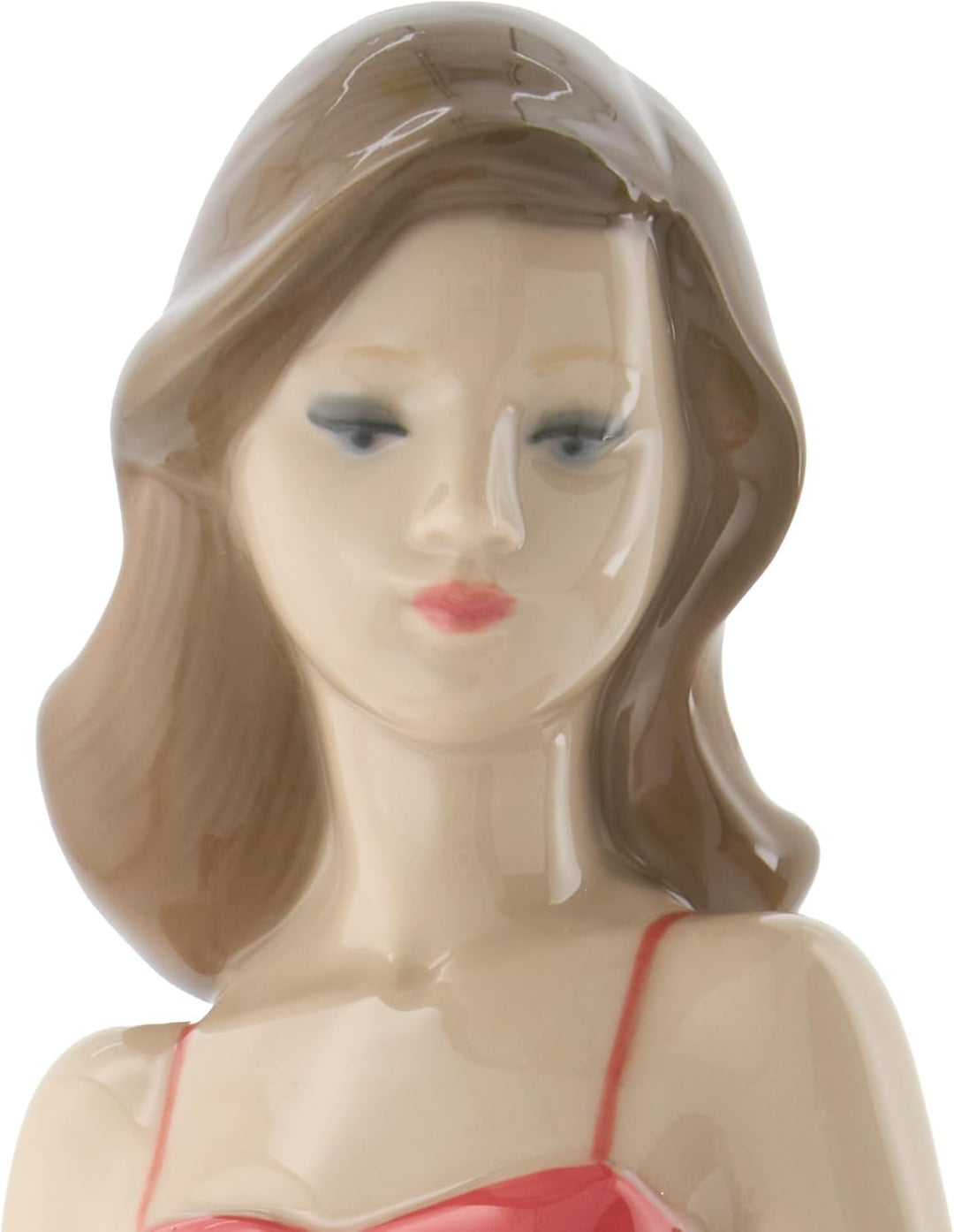NAO Figur Die Eleganz von Einer Rose, Frau aus Porzellan Geblümt, Geblümt