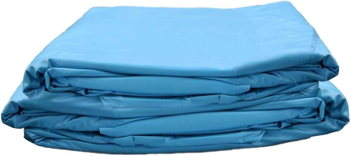 Premium Poolfolie für Rundpool, 450 cm x 150 cm, Stärke: 0,6 mm, blau, Keilbiese
