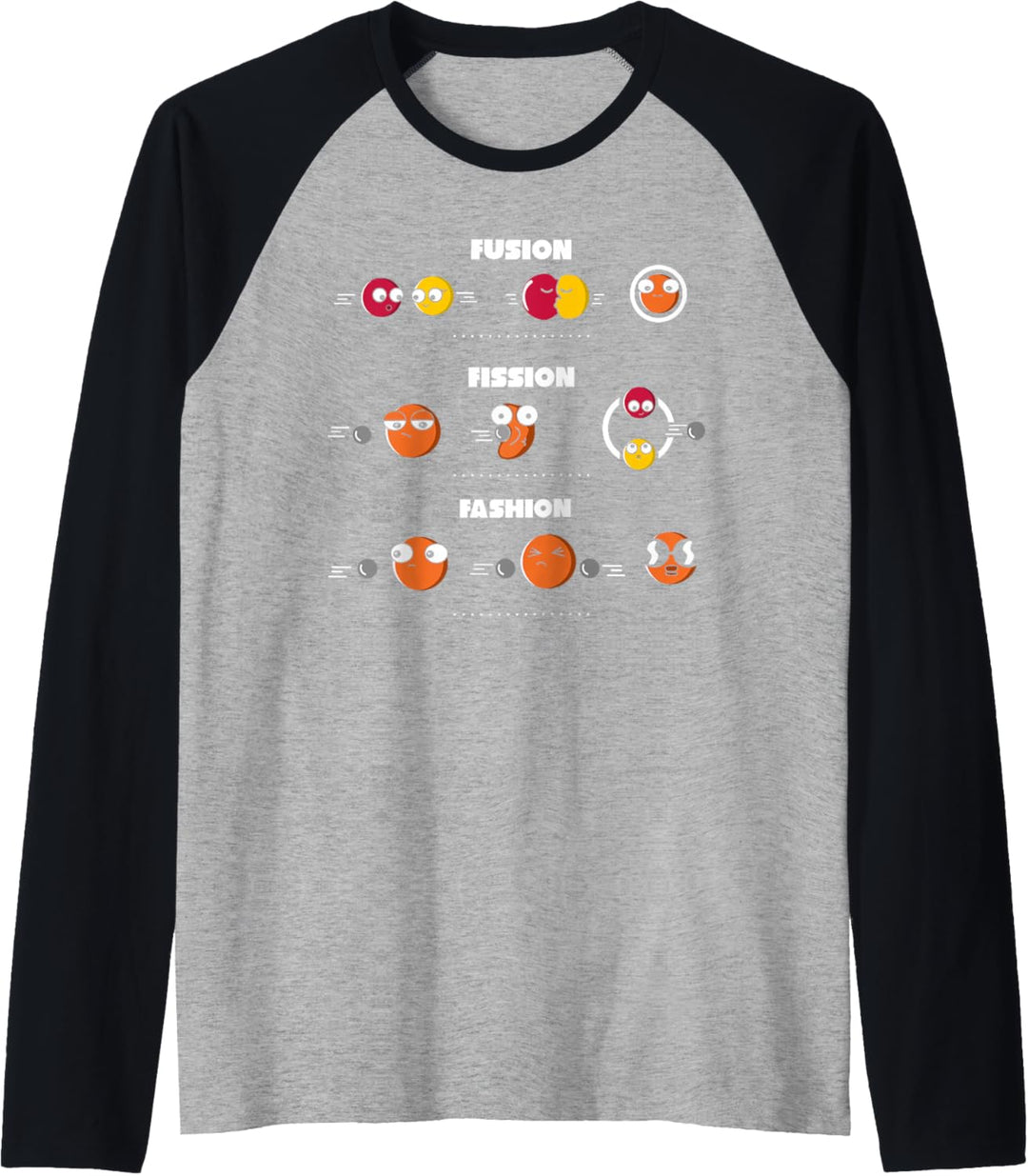 Fusion Fission Fashion - Physik Physiker Raglan