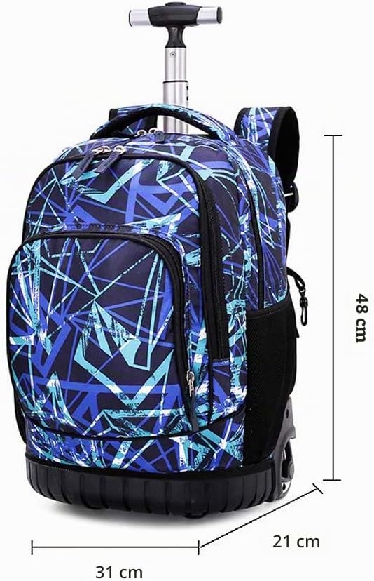 CONPHERON Trolley Rucksack Schulrucksack Schüler Multifunktionaler Rucksack Schultaschen Koffer Lapt