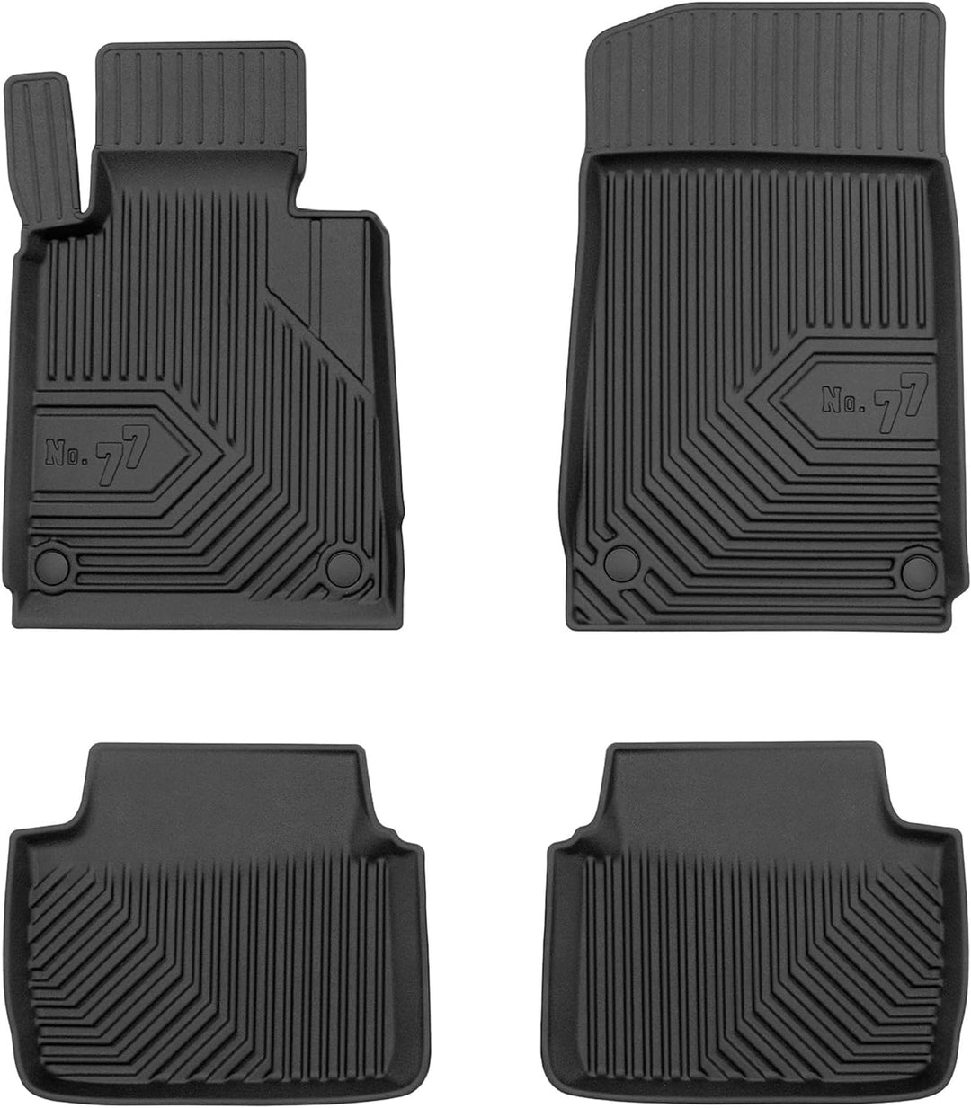 SMK Gummimatten Auto fussmatten Satz für BMW 3er E46 1998-2005 Erleben Sie einen neuen Standard des