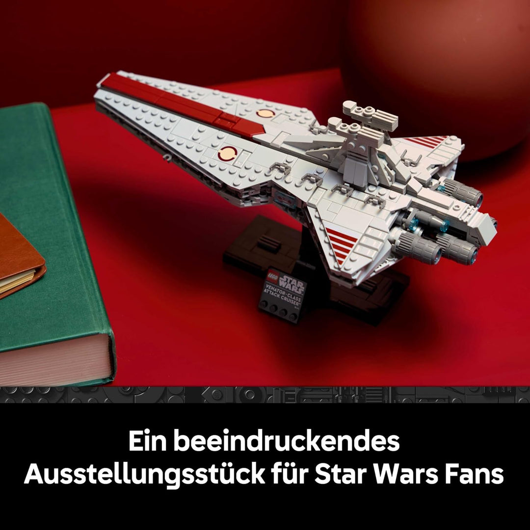 LEGO Star Wars 75441 Angriffskreuzer der Venator-Klasse - Modellbau-Set des republikanischen Kriegss