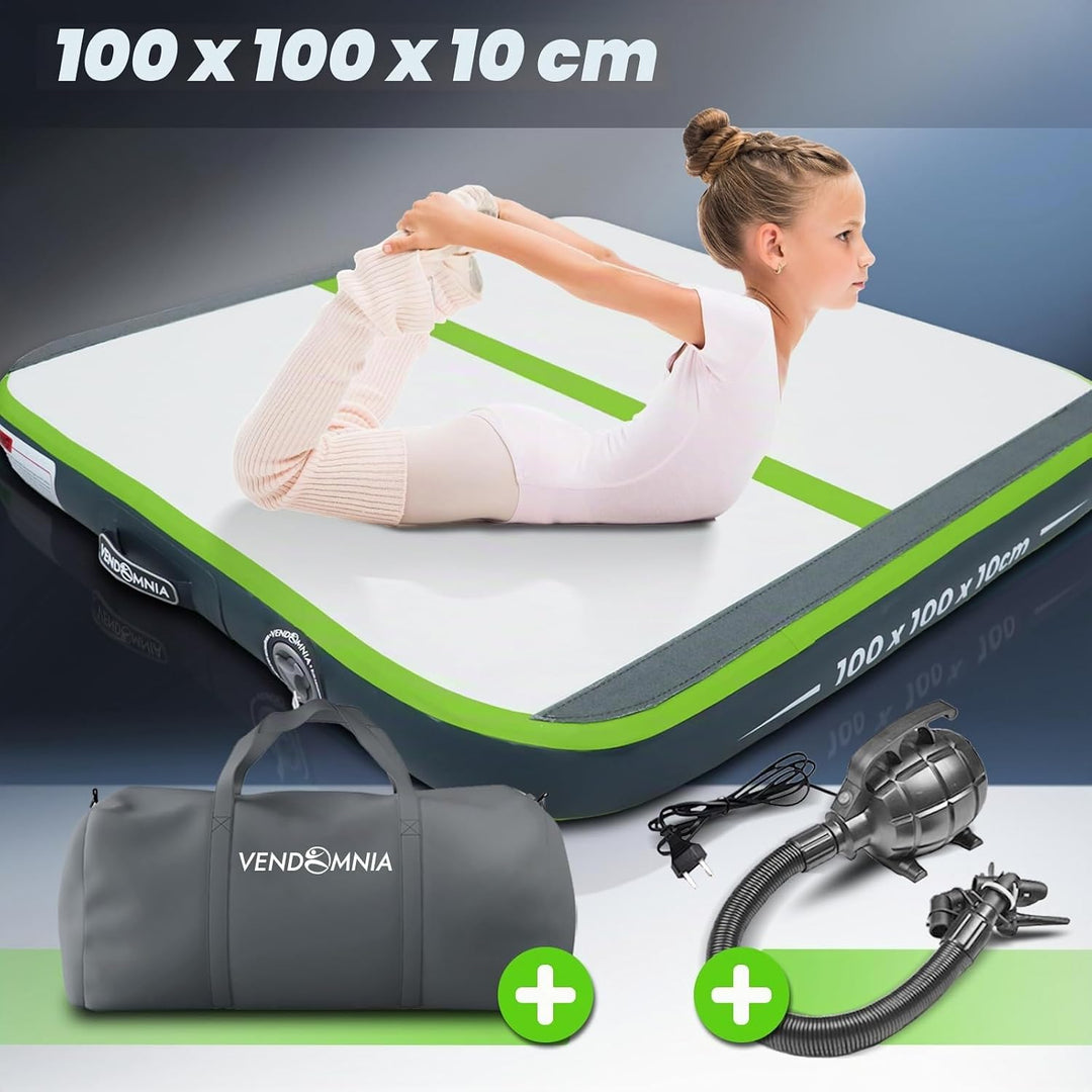 AIR Tracking TRACK Matte - aufblasbar Airtrack Tumbling Matte 10cm - 20cm hoch mit elektrischer Pump