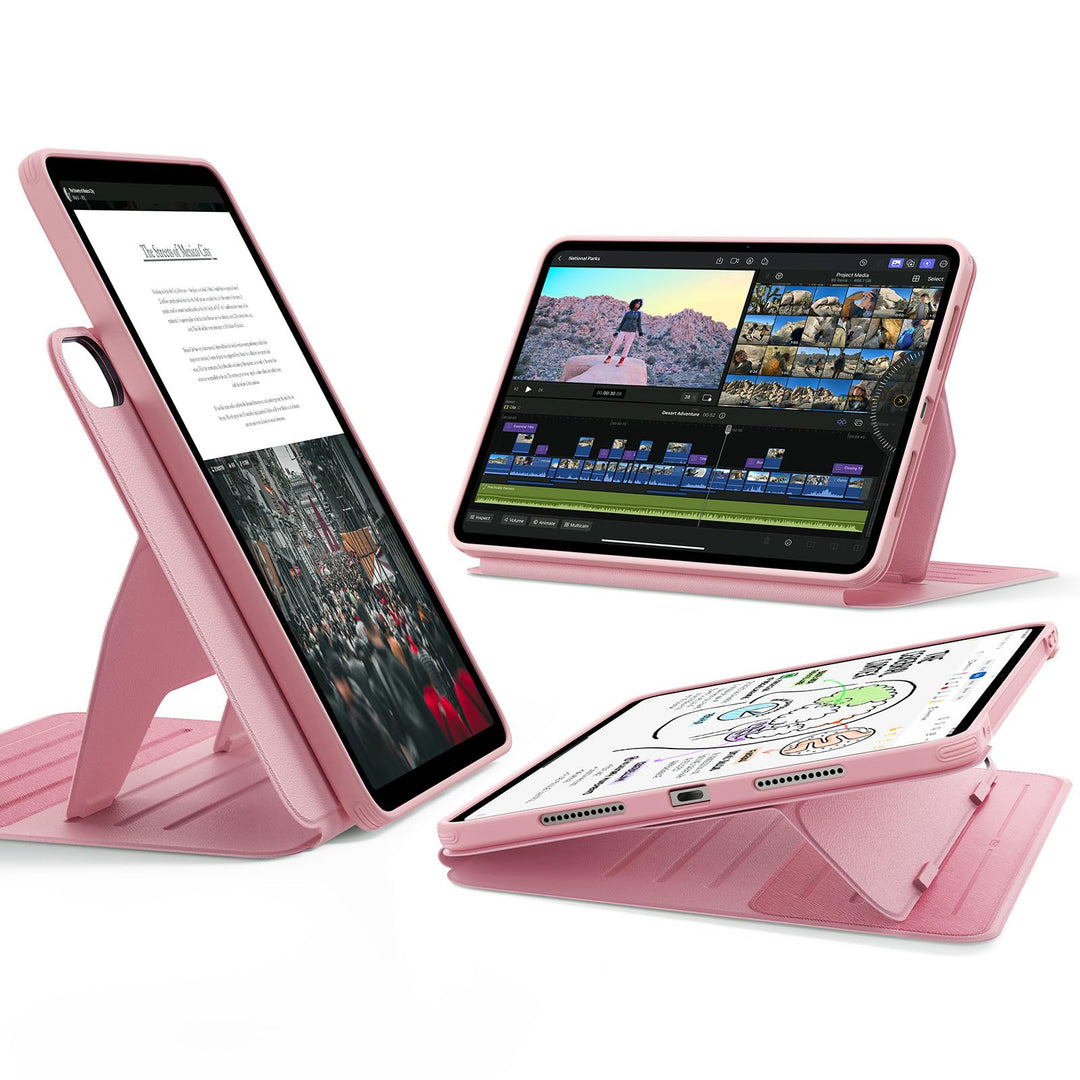 ESR Hülle für iPad Air 11 Zoll M4/M3/M2, iPad Air 8/7/6/5/4 (2026/2025/2024/2022/2020), drehbare Hül