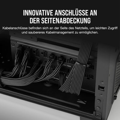 Corsair RM1200x Shift Vollmodulares ATX-Netzteil - Modulare Seitenschnittstelle - ATX 3.0- & PCIe 5.