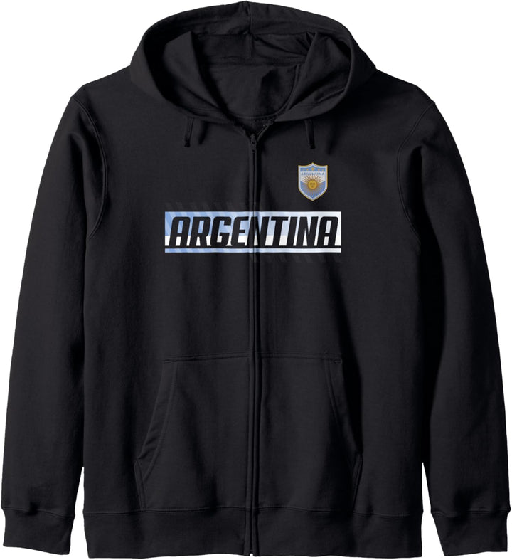 Trendy Argentina Banner Kapuzenjacke