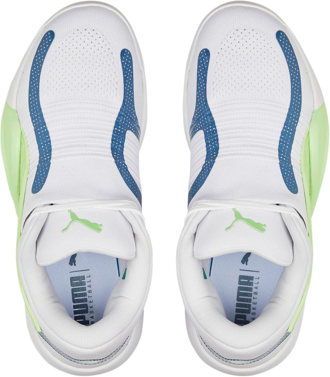 PUMA Herren Rise Nitro Basketballschuh 42.5 EU Puma White Deep Dive, 42.5 EU Puma White Deep Dive