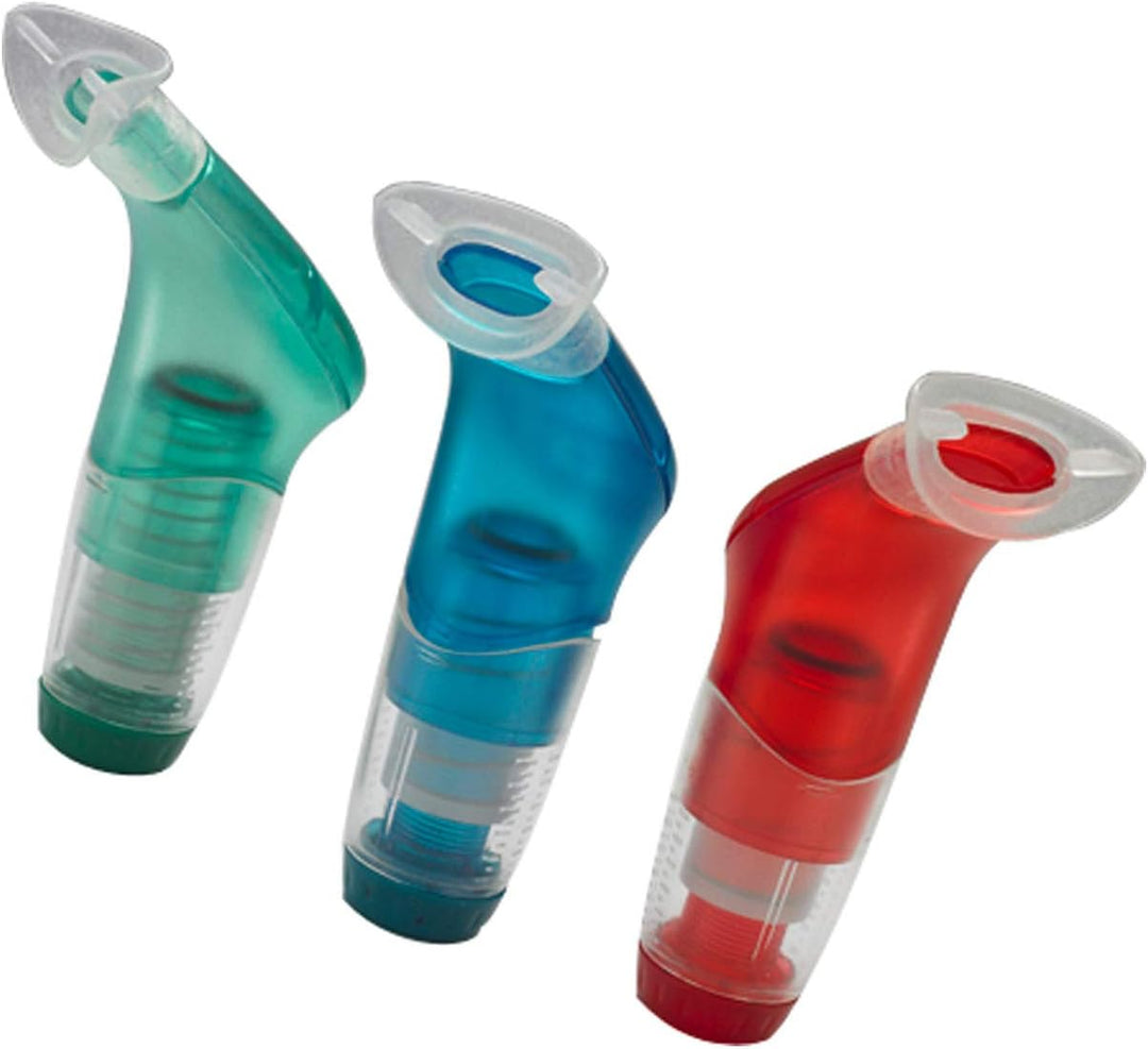 Powerbreathe Plus Lungentrainer Résistance moyenne (bleu), Résistance moyenne (bleu)