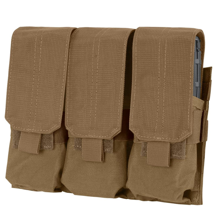 Condor Triple M4 Mag Pouch Coyote Brown, Coyote Brown