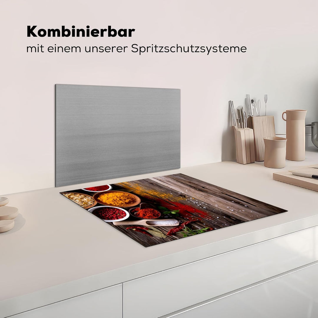 KitchenYeah© Herdabdeckplatte Einteilig Induktionsmatte Küche Abdeckung Ceranfeld Herd Abdeckplatte