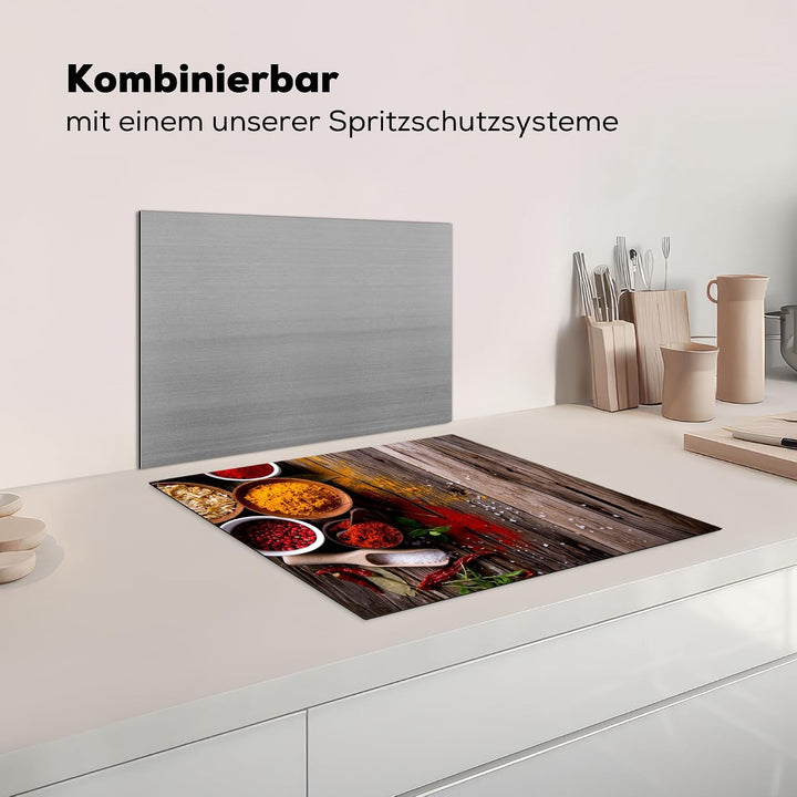 KitchenYeah© Herdabdeckplatte Einteilig Induktionsmatte Küche Abdeckung Ceranfeld Herd Abdeckplatte