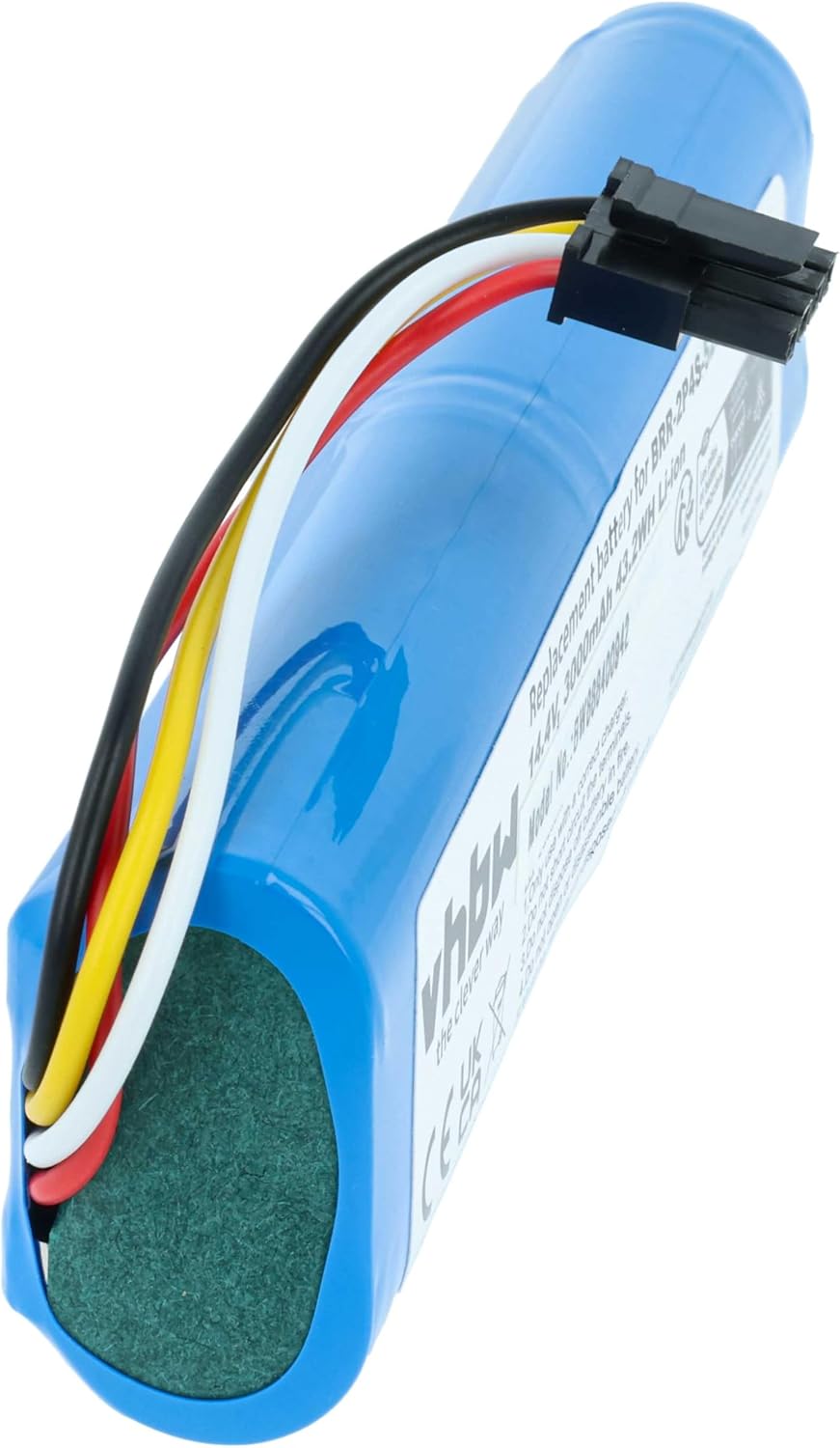 vhbw Akku kompatibel mit Xiaomi Roborock S5 MAX S5E02-00 Rubys-L Saugroboter Blau (3000 mAh, 14,4 V,