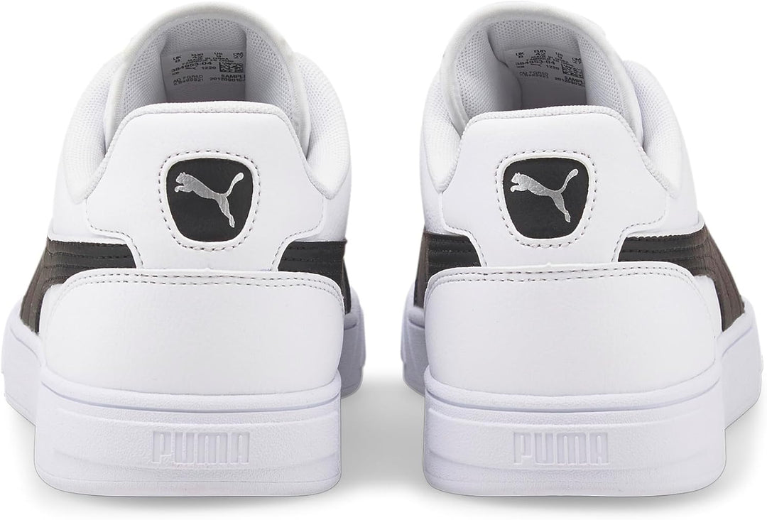 Puma Unisex Puma Caven 2.0Sneaker 41 EU Dime White Black Silver, 41 EU Dime White Black Silver