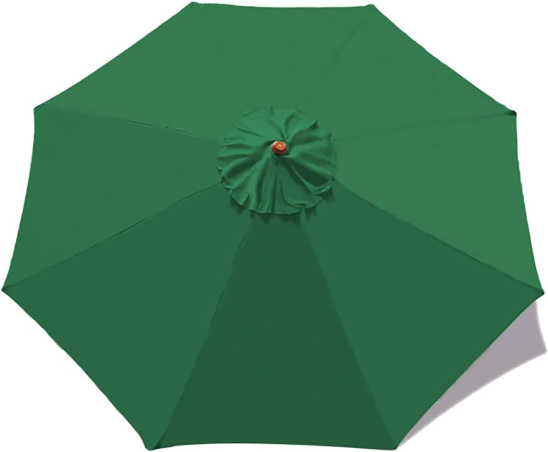SMLJFO Ersatz-Sonnenschirm-Überdachung mit 8 Rippen, 3 m Markttisch-Regenschirm, UV-Schutz, Ersatzst