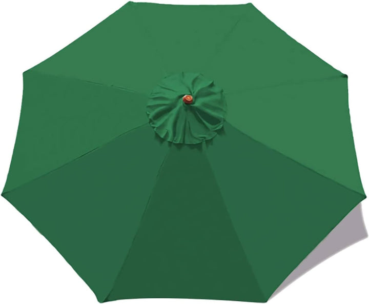 SMLJFO Ersatz-Sonnenschirm-Überdachung mit 8 Rippen, 3 m Markttisch-Regenschirm, UV-Schutz, Ersatzst