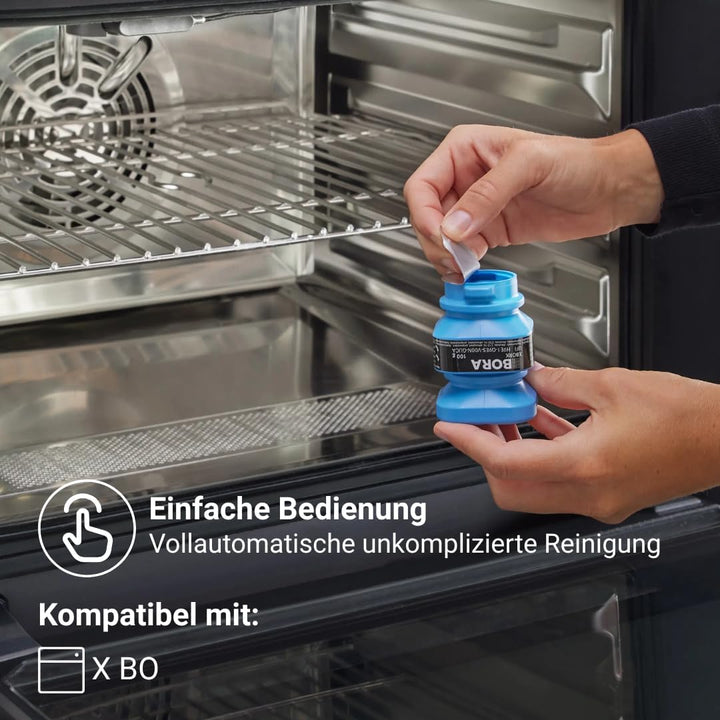 BORA 12 x Reinigungskartusche X BO Dampfbackofen, Selbstreinigung, Zweikammerkartuschen, Reiniger Zu