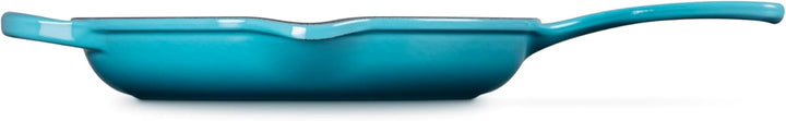 LE CREUSET Signature Gusseisen Brat- und Servierpfanne, Rund, Ø 23 cm, Für alle Herdarten inkl. Indu