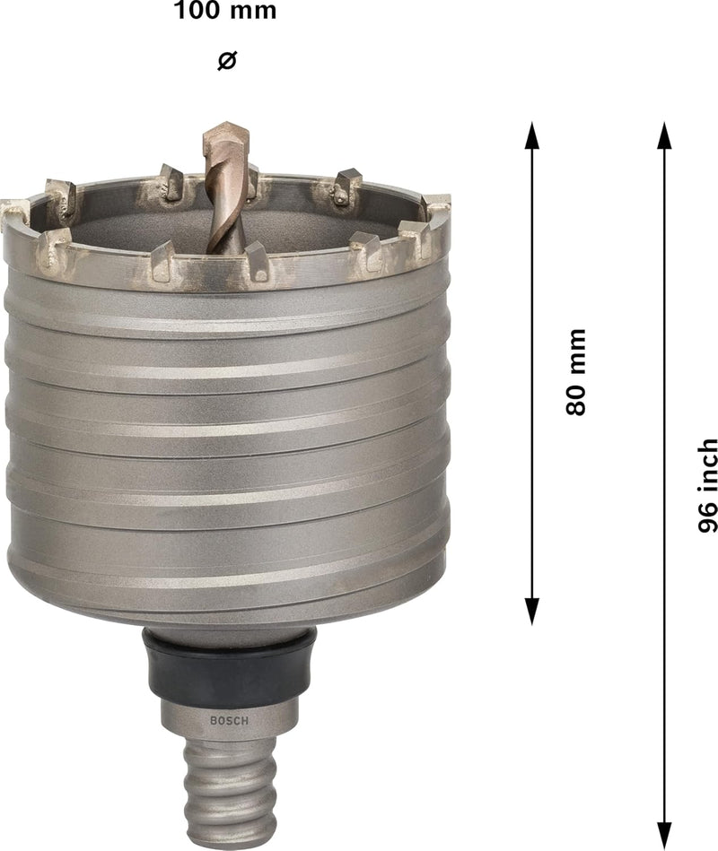 Bosch Accessories Bosch Professional Hohl-Bohrkrone SDS-max-9 Core Cutter zweiteilig mit Gewinde (Ø