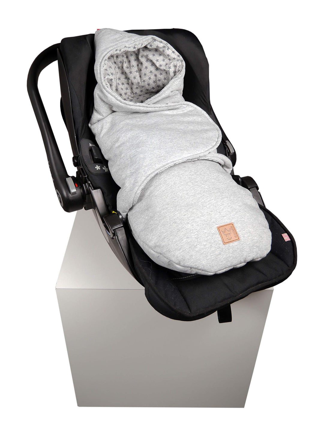 Wrap Caroline Jersey Star, light grey