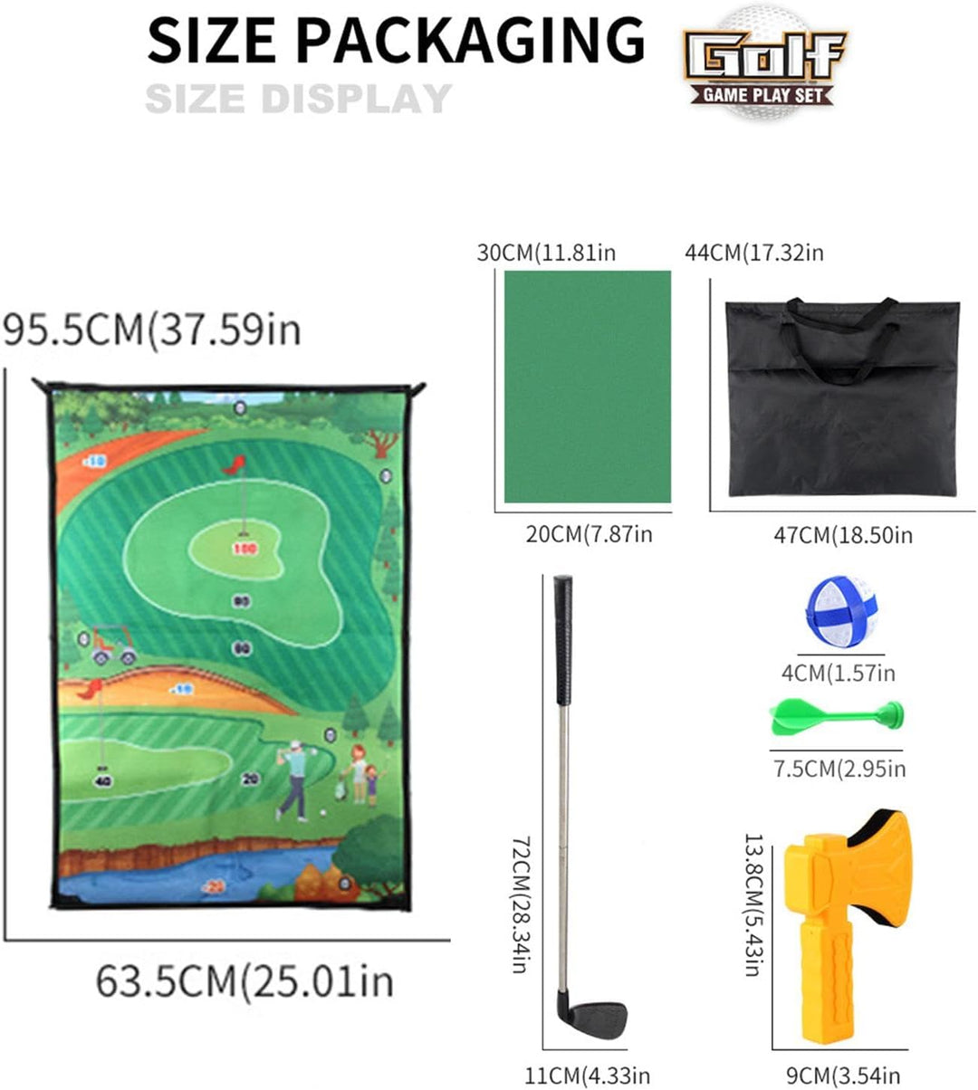 Golf-Chipping-Spielmatte,Chipping-Golf-Spielmatte,Doppelseitige Golf-Chipping-Spiel-Übungsmatte - Da