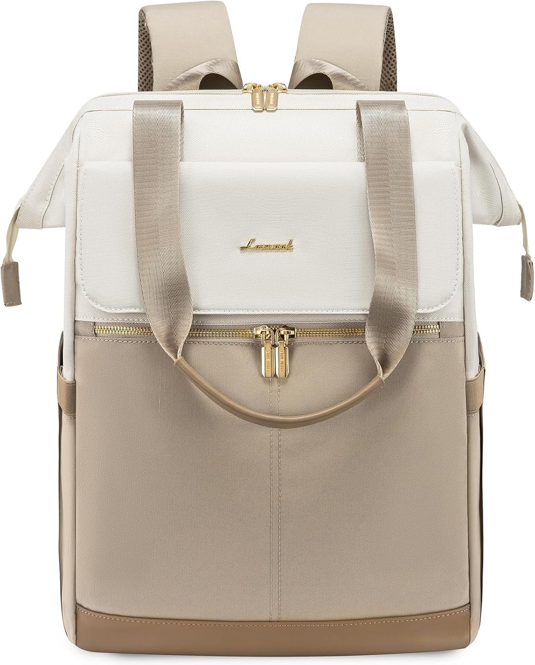 LOVEVOOK Rucksack Damen Gross, Laptop Rucksack mit Laptopfach 17 Zoll, Reiserucksack Damen Wasserdic