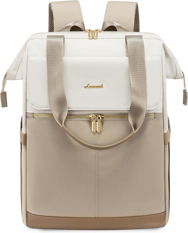 LOVEVOOK Rucksack Damen Gross, Laptop Rucksack mit Laptopfach 17 Zoll, Reiserucksack Damen Wasserdic