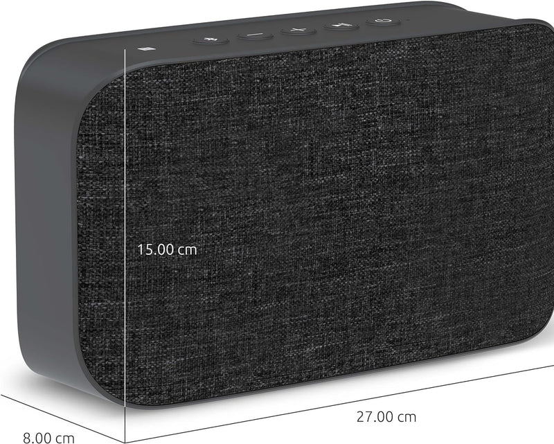 TechniSat BLUSPEAKER TWS XL - Portabler Bluetooth-Lautsprecher (mit True Wireless Stereo, Freisprech